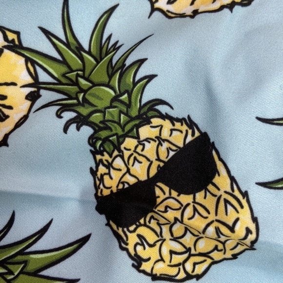 Trunks Surf & Swim Boys Pineapple with Sunglasses Print Swim Trunk Size XL 14/16 - Picture 6 of 10